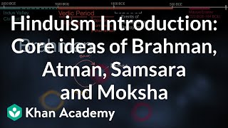 Hinduism Introduction Core ideas of Brahman Atman Samsara and Moksha  History  Khan Academy [upl. by Feeney]