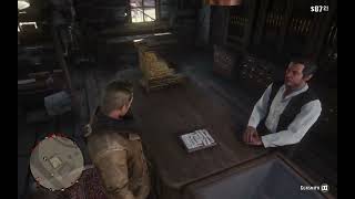 Robbing doctor in valentine and saving bill  RED DEAD REDEMPTION 2 part 27 [upl. by Perlie]