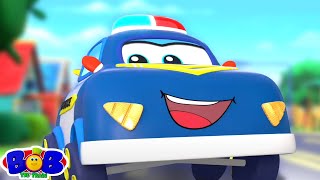 Wheels on the Police Car  Vehicle Nursery Rhyme amp Kids Song [upl. by Selestina41]