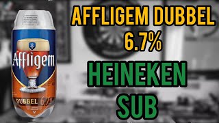 Affligem dubbel 67  Heineken Sub  review No 1663 [upl. by Htebazileyram]