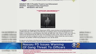 Nassau Police Issue Warning About MS13 Kill Order On Cops [upl. by Ruthy]