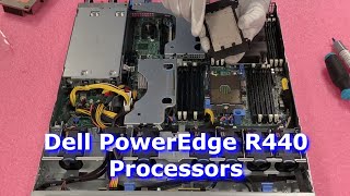 Dell PowerEdge R440 Server CPUs  Intel Xeon Processors Options  LGA3647 Socket  CPU Install [upl. by Ardnasyl]