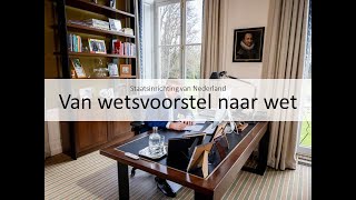 6 Van wetsvoorstel naar wet vmbo eindexamen  Staatsinrichting van Nederland [upl. by Aitak]