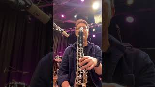 Bass clarinet solo impro Is it too much😅 bassclarinet band クラリネット latinmusic brazilianmusic [upl. by Robinson792]