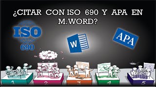 📗¿COMO CITAR ISO 690 quotnuméricoquot Y APA EN WORD👨🎓👩🎓 [upl. by Yirinec902]