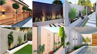 100 Backyard Fence Design Ideas 2024  Boundary Wall House Exterior Design  Privacy Garden Fence [upl. by Eimilb]