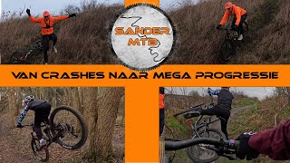 Van crashes naar mega progressie in MTB Oostvoorne [upl. by Aneetsirk]