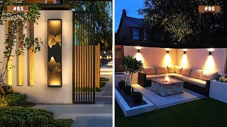 100 Modern outdoor lighting ideas  Garden lights solar  Best outdoor lighting fixtures [upl. by Tiler]