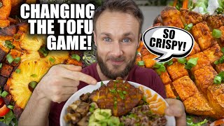 HOW TO MAKE THE BEST CRISPY TOFU 3 WAYS [upl. by Carce930]