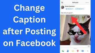 How to Change Caption after Posting on Facebook 2024 [upl. by Jedlicka]