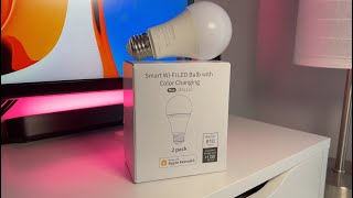 Meross MSL120 Homekit Enabled Smart Colour changing Lightbulbs  THE BEST bang for your buck [upl. by Ham424]