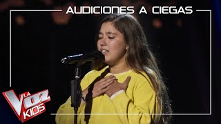 Rocío Avilés canta No te pude retener  Audiciones a ciegas  La Voz Kids Antena 3 2021 [upl. by Ferrell]