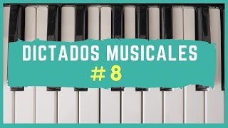 ✍ ♫ Dictado musical MELODICO 8 Con solución  Solfeando [upl. by Hanid]