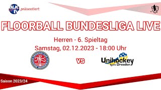 1 Floorball Bundesliga Herren  UHC Sparkasse Weißenfels vs Igels Dresden [upl. by Schenck670]