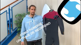 Cómo ponerse un traje de neopreno [upl. by Biddie439]