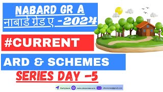 NABARD Grade A Exam 2024 ARD CURRENT SERIES Day5 [upl. by Enilorac]