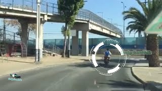 Persecución a motocicleta con encargo por robo [upl. by Ahsieyt]