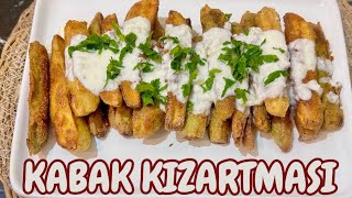 KABAK KIZARTMASI ‼️ SOSLU KABAK kabakkızartması mezetarifleri turkishmezerecipe yemektarifleri [upl. by Hera]