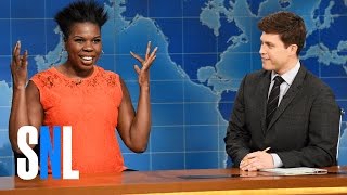 Weekend Update Leslie Jones on Vacation  SNL [upl. by Tavia]