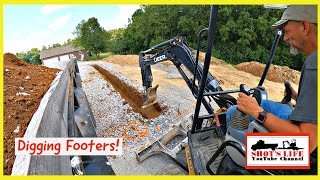 Building The Ultimate Garage  EPS 5  Digging Footers  Shots Life [upl. by Tish]