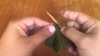 How to Knit the Center Double Decrease cdd [upl. by Eiten387]