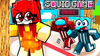 Jugando SQUID GAME con Mi FAN LOCA en Minecraft [upl. by Schmitz]