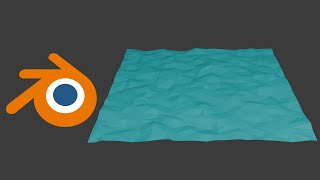 Create low poly water in Blender [upl. by Suiratnauq484]