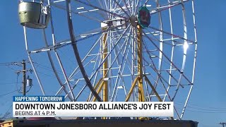 Annual holiday celebration taking place in downtown Jonesboro [upl. by Meirrak]