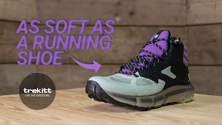 Inside Look Salomon Predict Hike Mid GTX Running Shoe Comfort [upl. by Gilly]