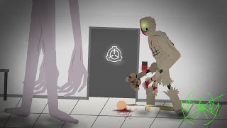 SCP173 Vs SCP096  Sticknodes Animation  Fight Animation [upl. by Arah837]