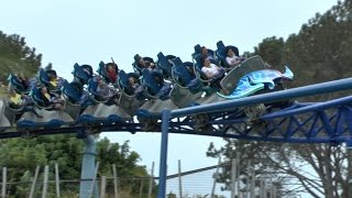 Manta Front Seat HD POV  SeaWorld San Diego [upl. by Letnoj]