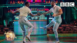 John Whaite and Johannes Radebe Charleston to Milord by Édith Piaf ✨ BBC Strictly 2021 [upl. by Rosemonde397]