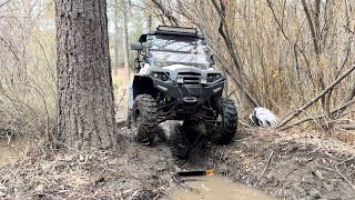 Hisun Strike 250 VS Insane Rutted Trail [upl. by Jackson]