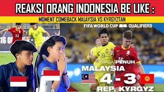 EMANG BOLEH SECOMBACK ITU MALAYSIA VS KYRGYZTAN HIGHLIGHTS QUALIFICATION WORLD CUP 2026  INDOREACT [upl. by Mide243]