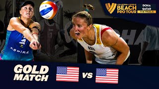 CannonKraft vs NussKloth  Gold Match Highlights  Doha Finals 2024 BeachProTour [upl. by Aramit]