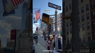 I was filming a broken traffic light and then this happened newyork manhattan usa peopleless [upl. by Rausch]