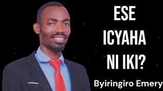 Icyaha Ni Iki  Ese Kitwa Icyaha Ryari Byiringiro Emery [upl. by Mckenna]