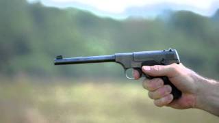 Shooting the Colt preWoodsman 22lr pistol [upl. by Meldoh635]