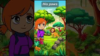 Fun Lion Poem for Kids  Short Animal Poems for Children  Learn About Lions [upl. by Rhoades]