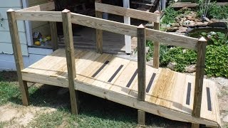 How To Build a Handicap Ramp When you are Not a Carpenter [upl. by Sandie]