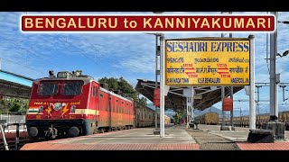 BENGALURU to KANNIYAKUMARI  Onboard 17235 Nagercoil Express  Indian Railways [upl. by Ahsienyt442]