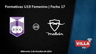 Defensor Sporting  Malvín  Formativas U19 Femenino  Fecha 17 [upl. by Lilyan301]