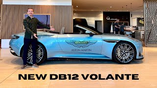 NEW ASTON MARTIN DB12 VOLANTE 🇬🇧 FIRST IN EUROPE [upl. by Kimitri]