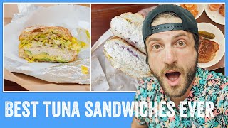 5 MUST EAT Tuna Sandwiches  Jeremy Jacobowitz [upl. by Sethrida]