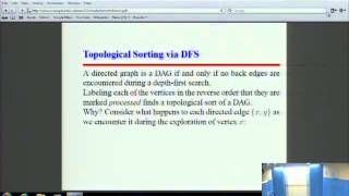 CSE373 2012  Lecture 14  Graph Algorithms cont [upl. by Oelgnaed]