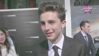 Timothée Chalamet Speaking French Back In 2014 [upl. by Assirehc]