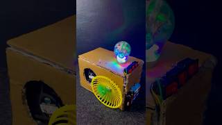 How to make Air Cooler at home Using Cardboard DC motor Cooling Fan LED strip shorts [upl. by Llecram]