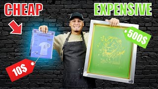 Cheap DIY vs Expensive Screen Printing CMYK [upl. by Janna]