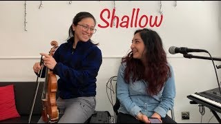 Shallow  Bradley Cooper Lady Gaga Piano Violin and Vocal Cover with Giada Mancino [upl. by Gnart888]