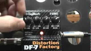 DIGITECH DF7 DISTORTION FACTORY DEMO PART2 [upl. by Julee]